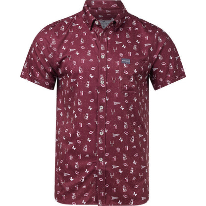 Performance Button Up-Game Day In College Station by Burlebo