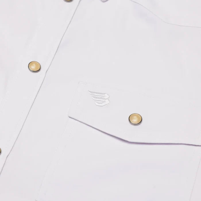 Performance Western Shirt By Burlebo - White