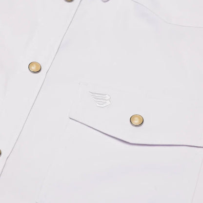 Performance Western Shirt By Burlebo - White