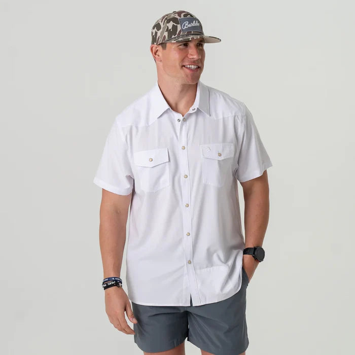 Performance Western Shirt By Burlebo - White