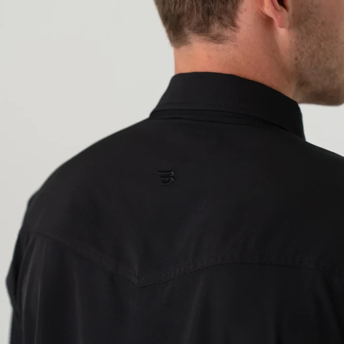 Performance Western Shirt By Burlebo- Black
