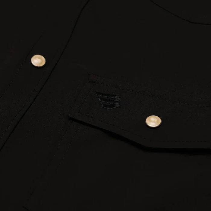 Performance Western Shirt By Burlebo- Black
