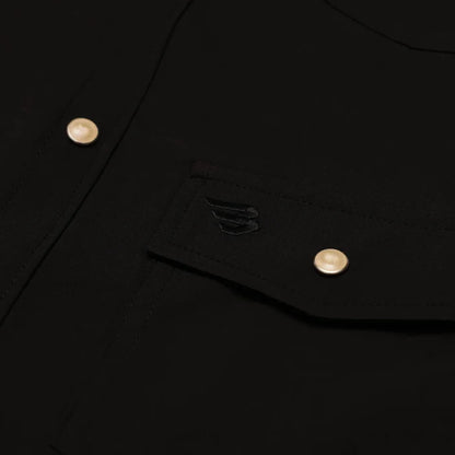 Performance Western Shirt By Burlebo- Black