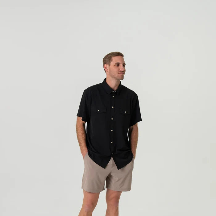 Performance Western Shirt By Burlebo- Black