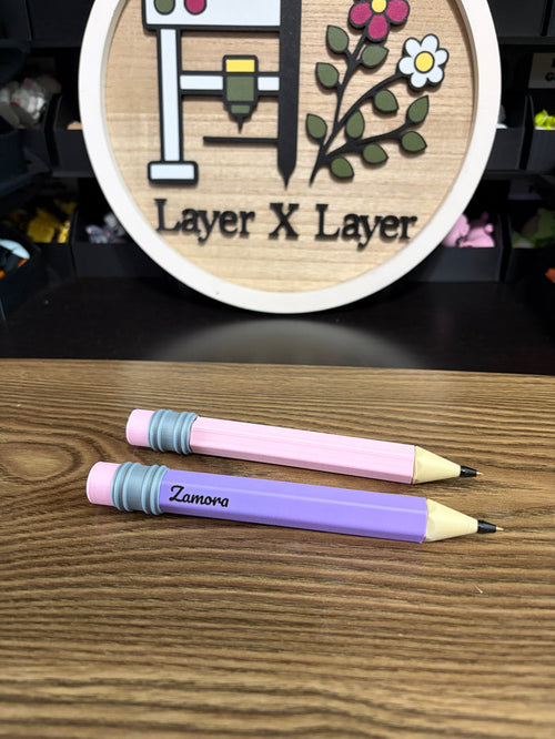 Personalized 3D-Printed Pencil
