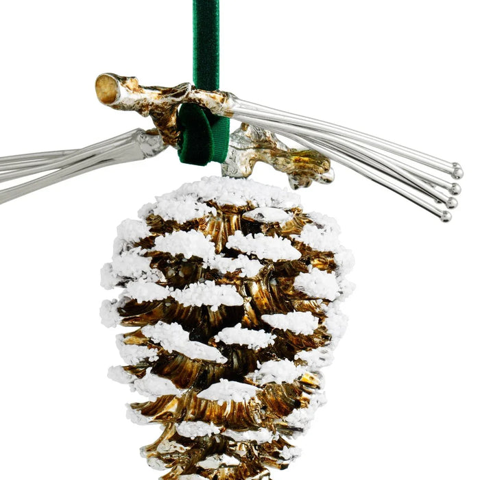 Michael Aram Pine Cone Snowy Ornament