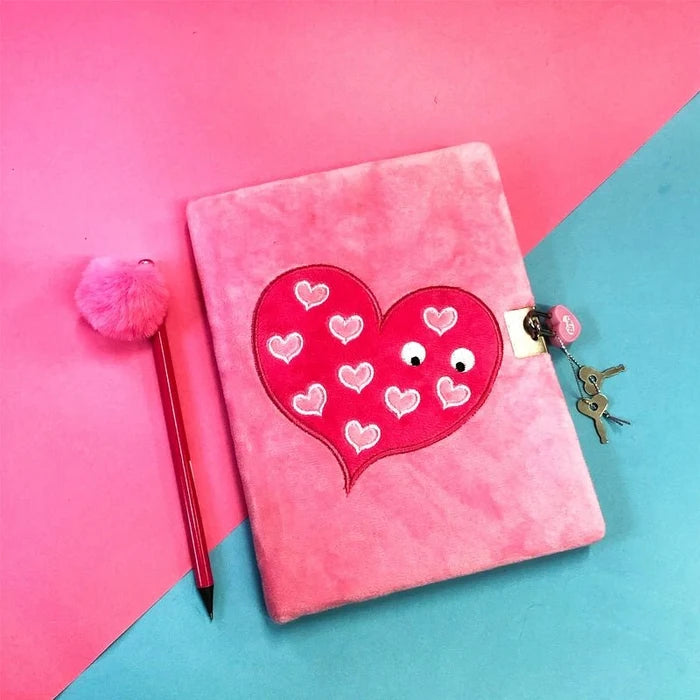 Pink Lockable Kids Journal with Lock & Key – A5 Diary
