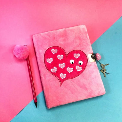 Pink Lockable Kids Journal with Lock & Key – A5 Diary