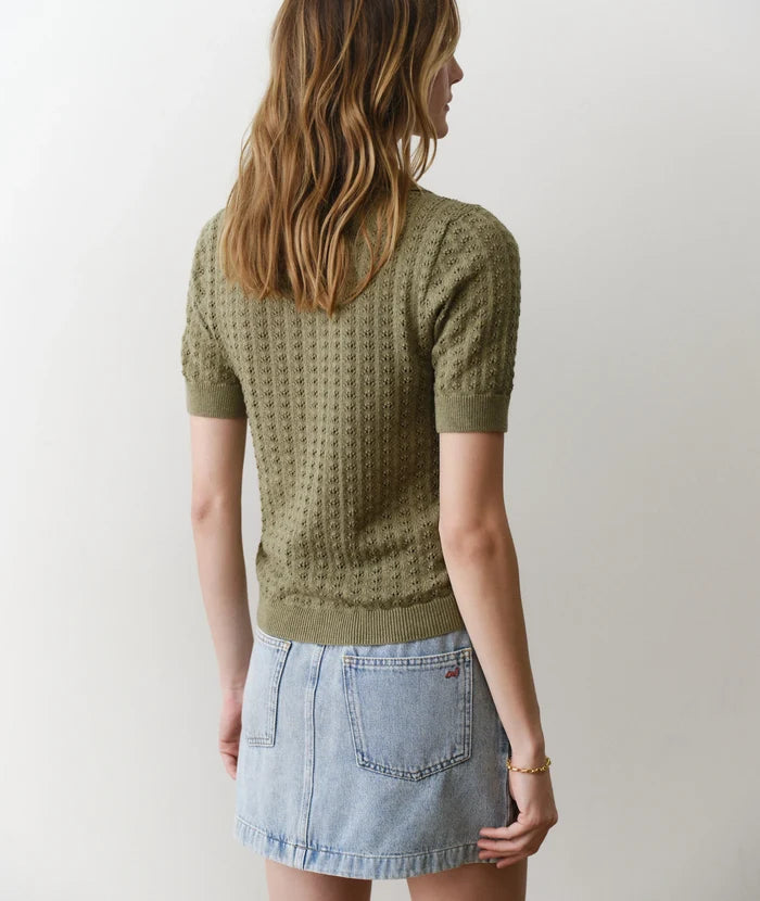 Piper Knit Resort Shirt Sage
