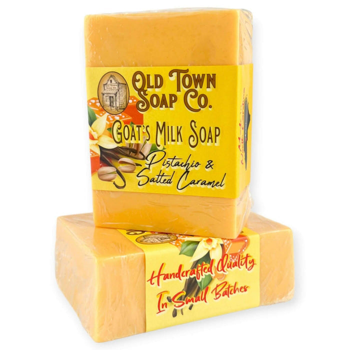 Pistachio & Salted Caramel -Goat's Milk Soap - Old Town Soap Co.