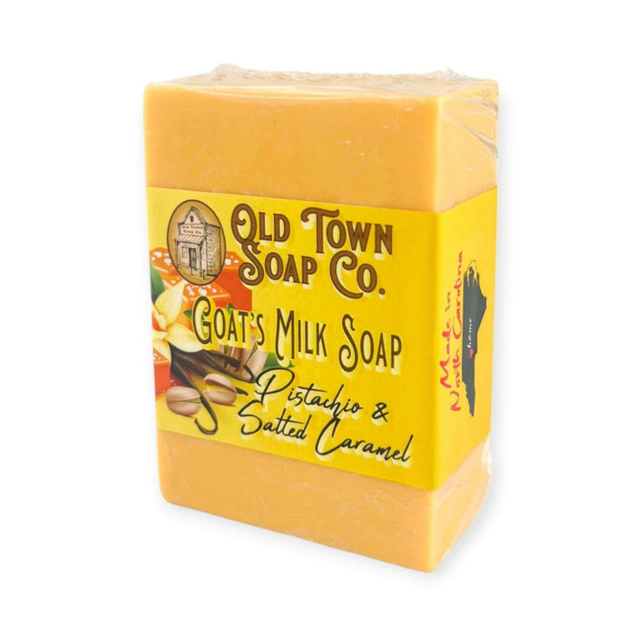 Pistachio & Salted Caramel -Goat's Milk Soap - Old Town Soap Co.