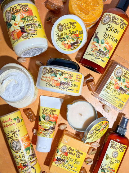 Pistachio & Salted Caramel -Goat's Milk Soap - Old Town Soap Co.