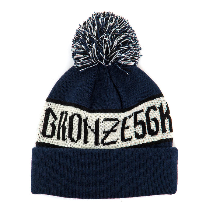 Poof Ball Beanie (Navy) (S)