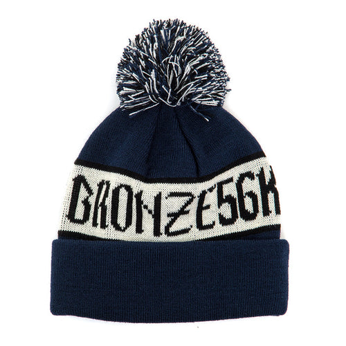 Poof Ball Beanie (Navy) (S)