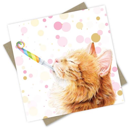 PopcornBlue "Winnie" Birthday Cat