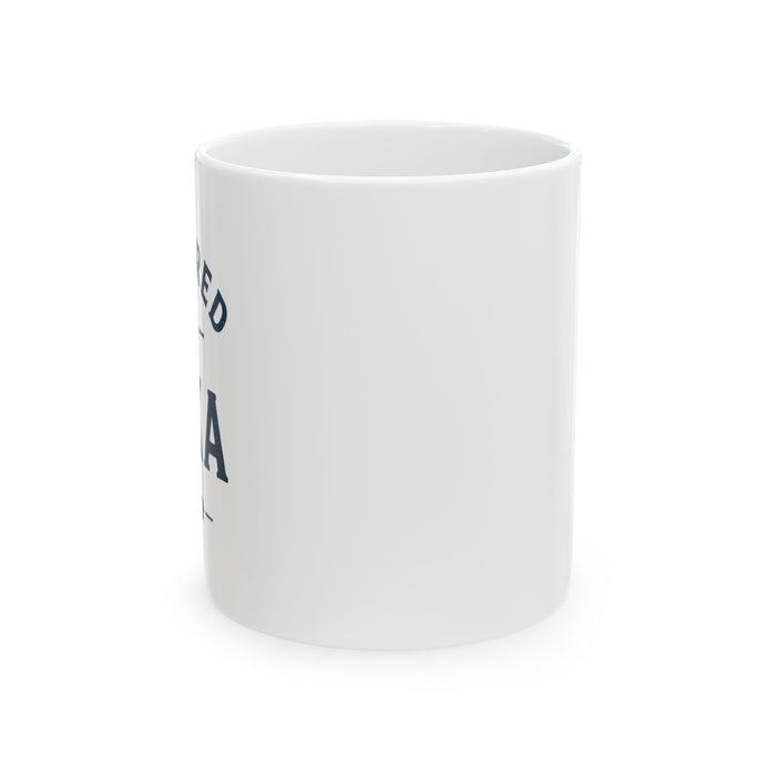 Powered by Fika™ Ceramic Coffee Mug – Premium Swedish Coffee Mug for Everyday Fika