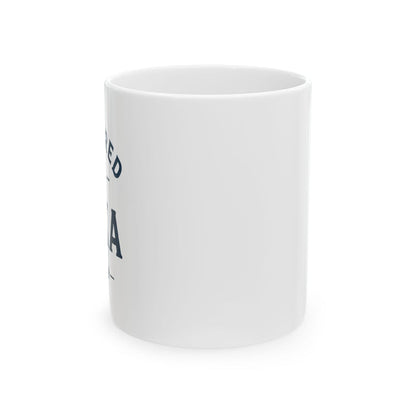 Powered by Fika™ Ceramic Coffee Mug – Premium Swedish Coffee Mug for Everyday Fika