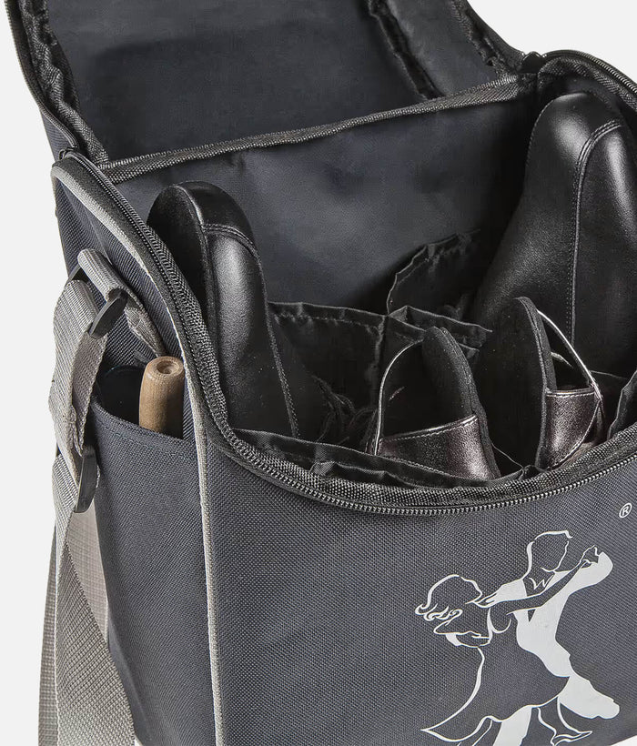 Dance Shoe Bag for 1–2 Pairs, Ballroom & Latin with Anti-Scratch Divider - 3984