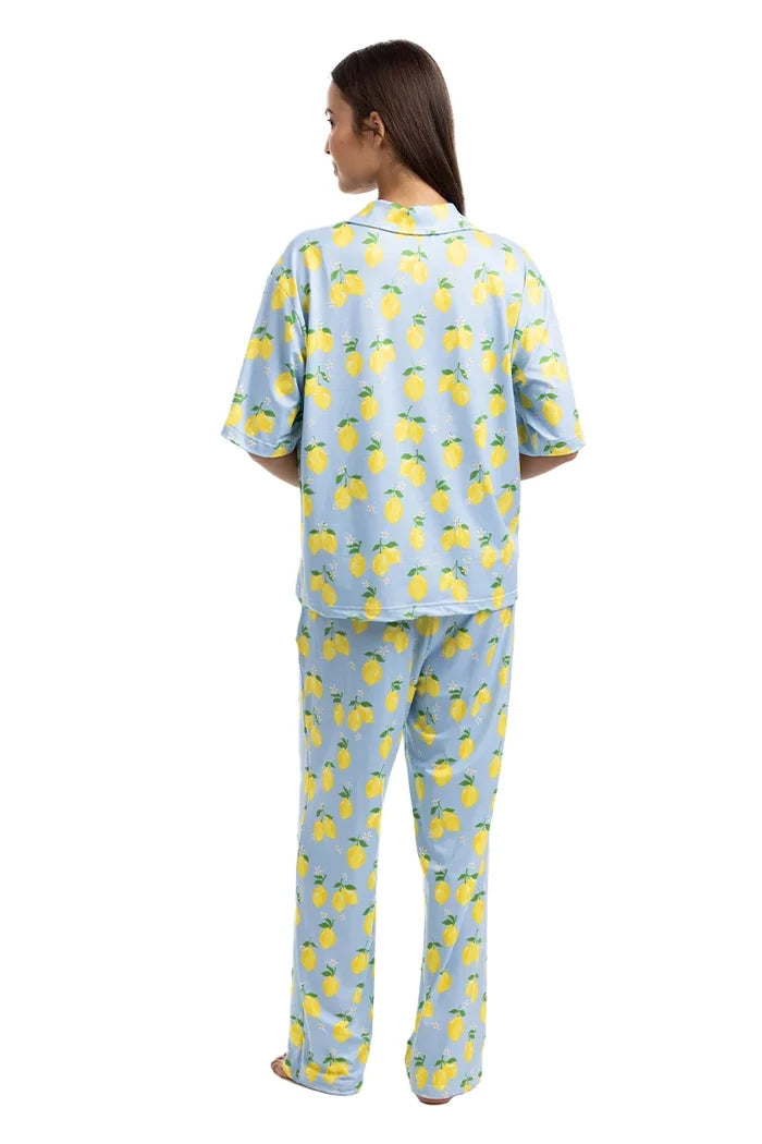 PREORDER: Button Down Pants PJ Set Preorder // eta early Sept