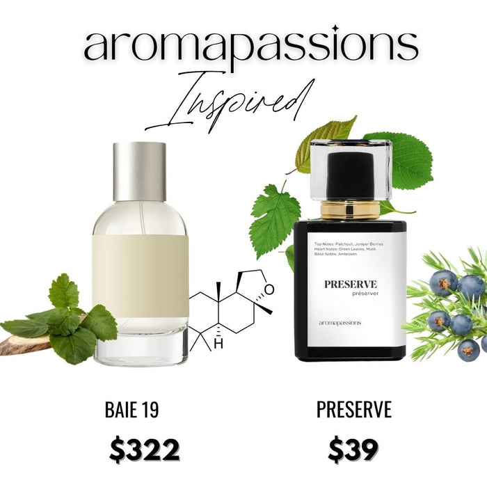 PRESERVE | Inspired by LE LABO BAIE 19 | Baie 19 Dupe Pheromone Perfume - aromapassions