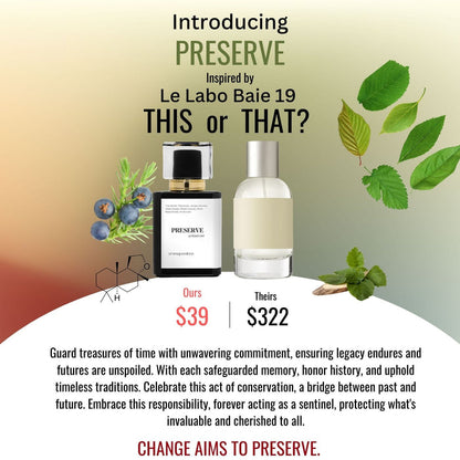 PRESERVE | Inspired by LE LABO BAIE 19 | Baie 19 Dupe Pheromone Perfume - aromapassions