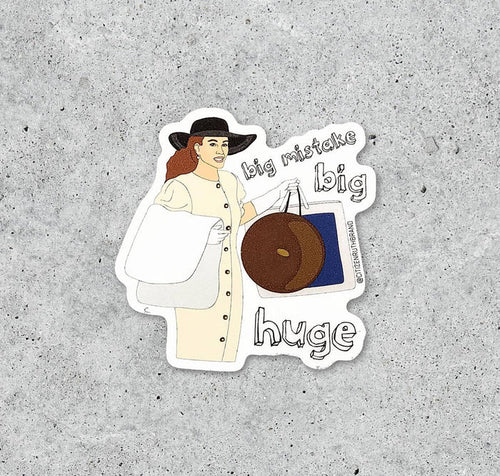 Pretty Woman Big Mistake Huge vinyl sticker