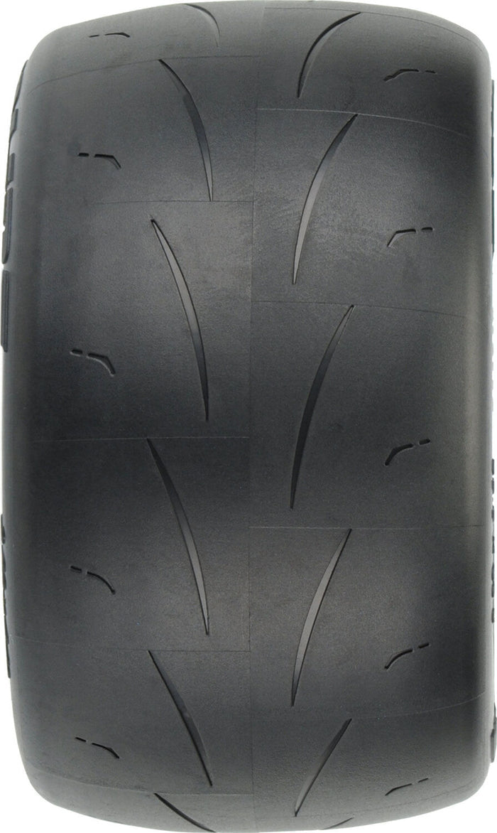 1/10 Prime Front/Rear 2.8" Street MT Tires Mounted 12mm Blk Raid (2)