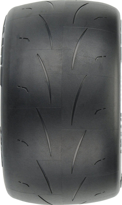 1/10 Prime Front/Rear 2.8" Street MT Tires Mounted 12mm Blk Raid (2)