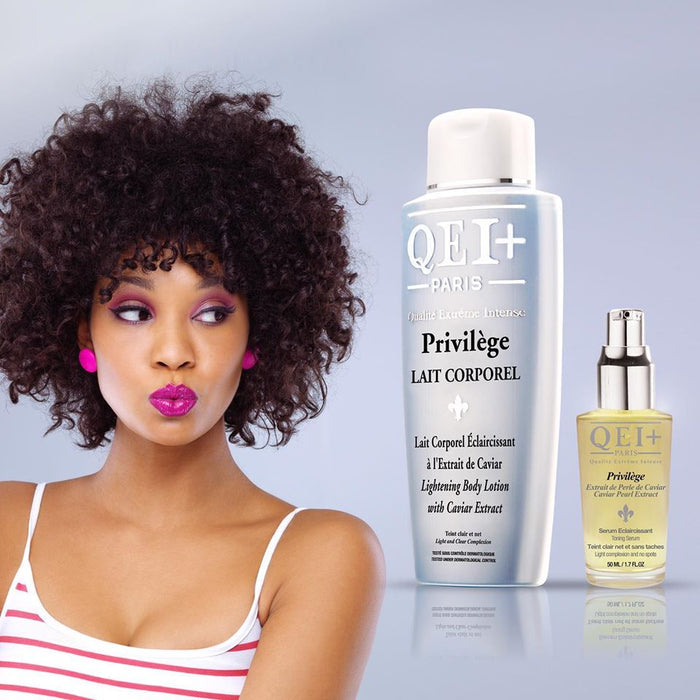 QEI+ Privilege with Caviar Extract Lightening Body Lotion - ShanShar Beauty : The world of beauty.