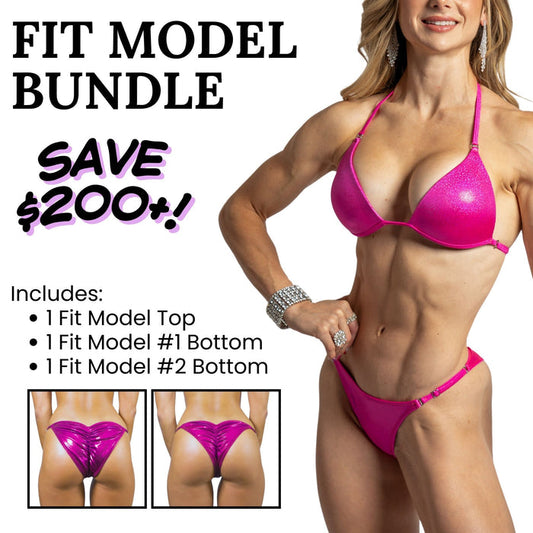 Find the perfect suit for your NPC Fit Model Competition. Angel Competition Bikinis is the best source for your Fit Model Competition Suit.