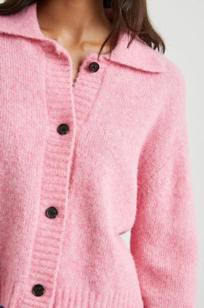 Rails Amber Sweater - Heather Fuschia