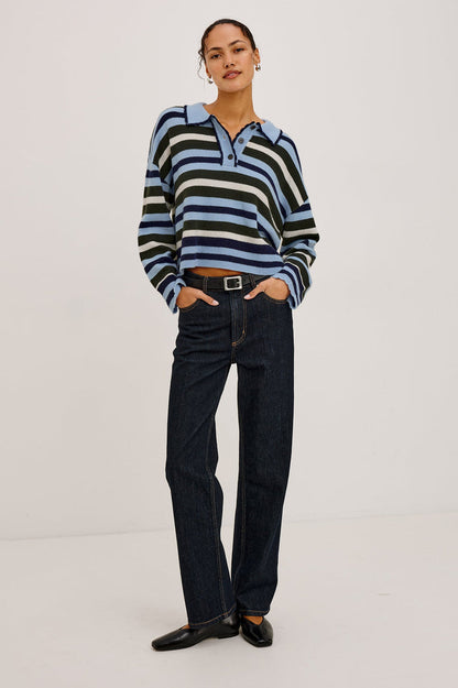 Rails Delora Sweater in Sky Forest