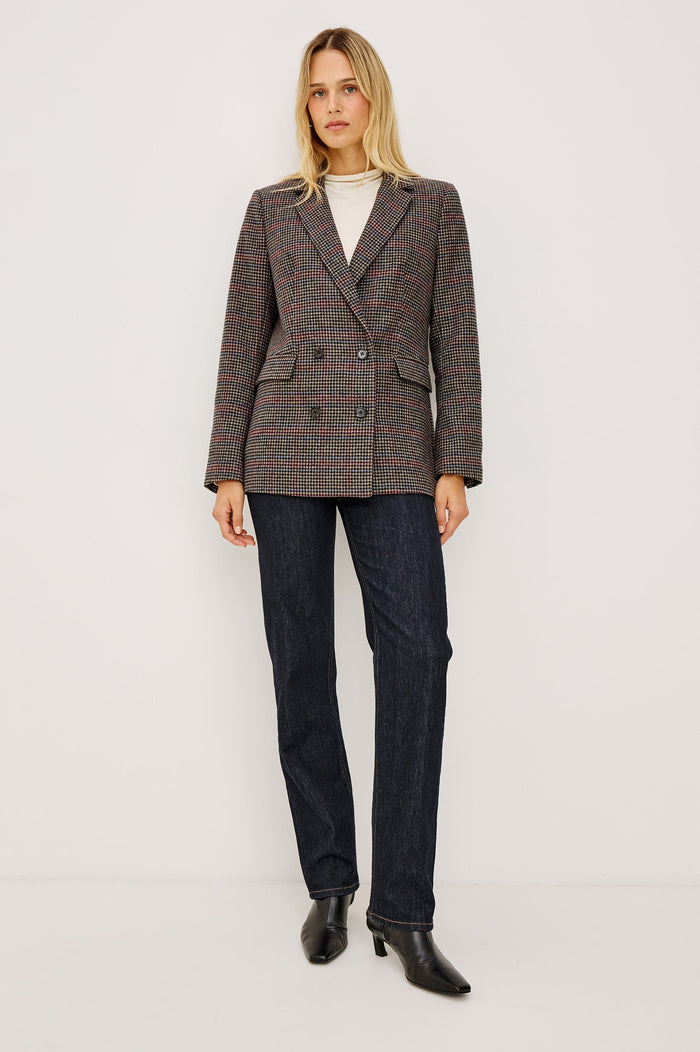 Rails Jac Blazer in Oxford Plum