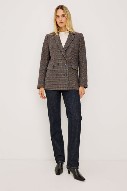 Rails Jac Blazer in Oxford Plum