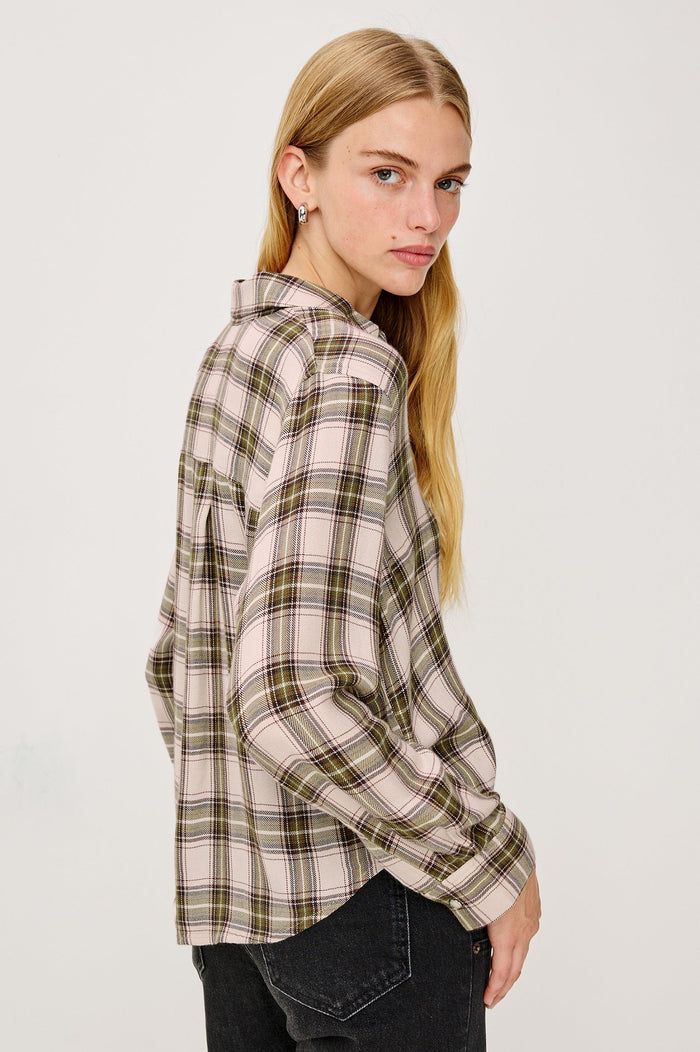 Rails Malin Top in Birch/Hickory