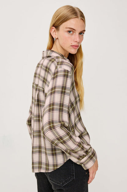 Rails Malin Top in Birch/Hickory