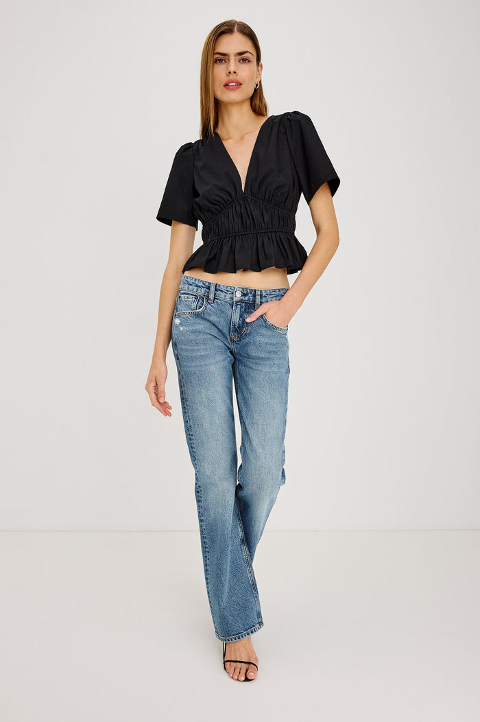 Rails Orla Top in Black