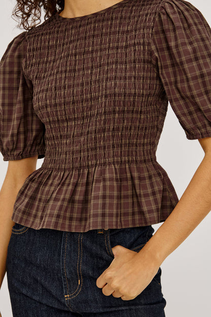 Rails Zane Top in Espresso Olive