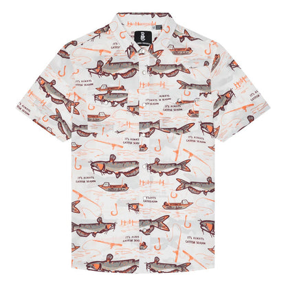 Raised by Coyotes Catfish Season Pearl Snap