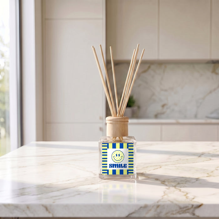 Reed Diffuser - Geurstokjes - Smile - Groene Thee - 100 ml