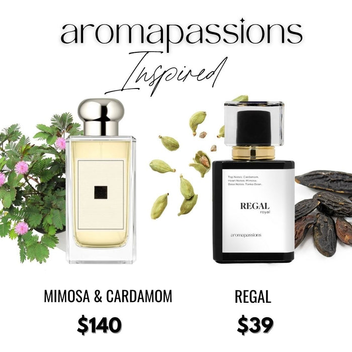 REGAL | Inspired by JO MALONE MIMOSA & CARDAMOM | Mimosa & Cardamom Dupe Pheromone Perfume - aromapassions