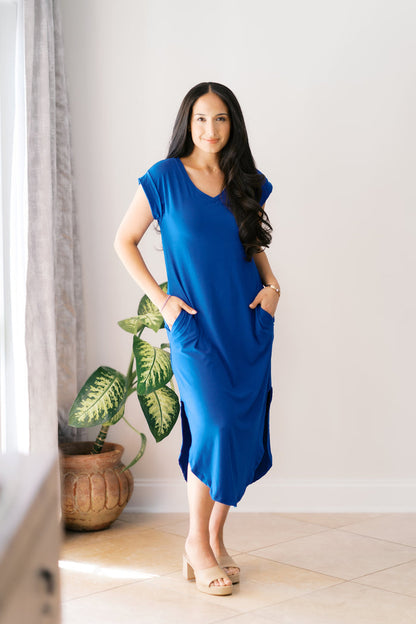 Regal Sapphire Dress