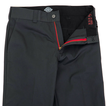 Regular Fit Twill Pants (Charcoal Grey) (S)