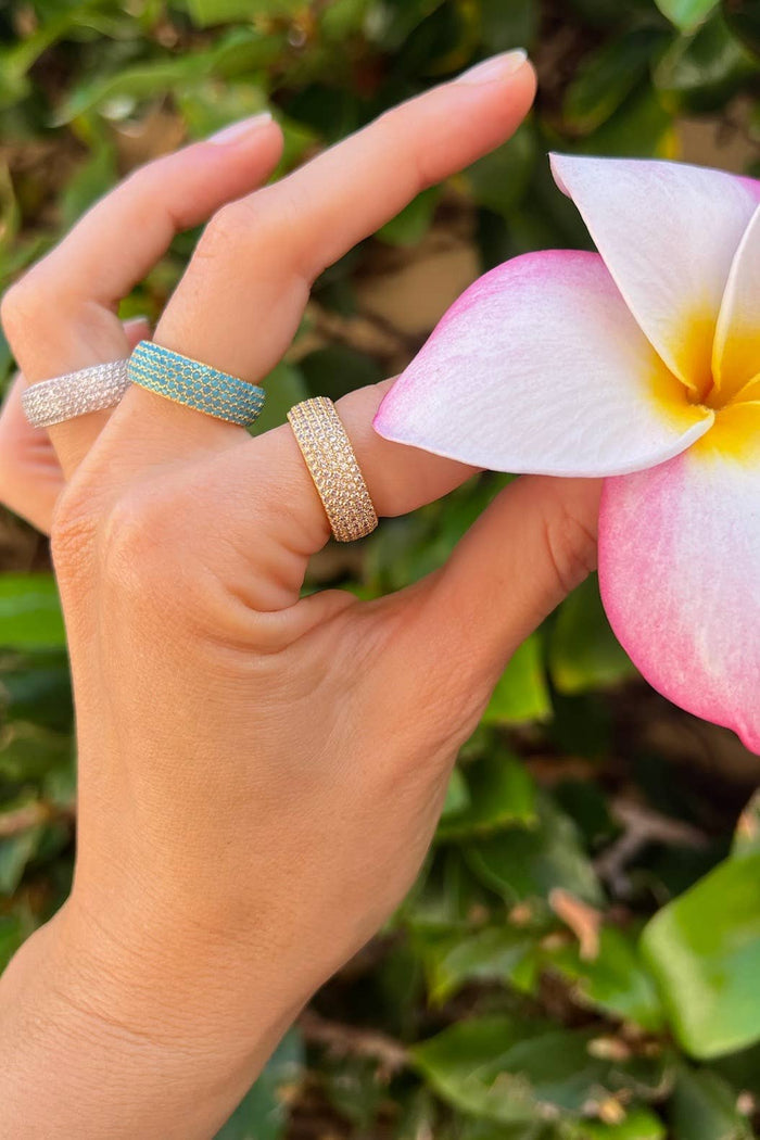 Rings-14K Gold Vermeil Cigar Band