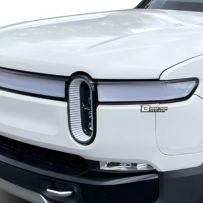 Full Headlight Taillight Precut Smoked PPF Tint Kit Film Overlay Fits Rivian R1S 2022 - 2024 - Bogar Tech Designs