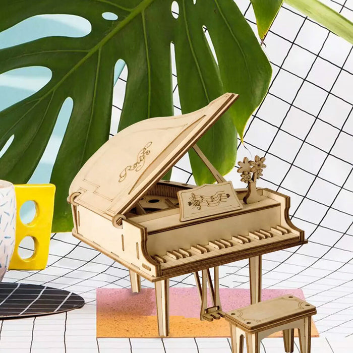 Classic 3D Wood Puzzles; Grand Piano