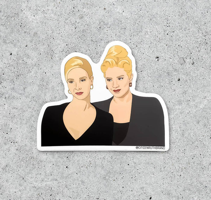 Romy And Michelle vinyl sticker