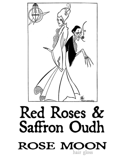 ROSE MOON: Red Roses and Saffron Oudh Hair Gloss