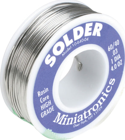 Rosin Core Solder 60/40, 4oz