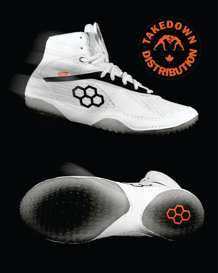 Rudis ALPHA 2.0 GHOST WHITE Wrestling Shoes - Takedown Distribution
